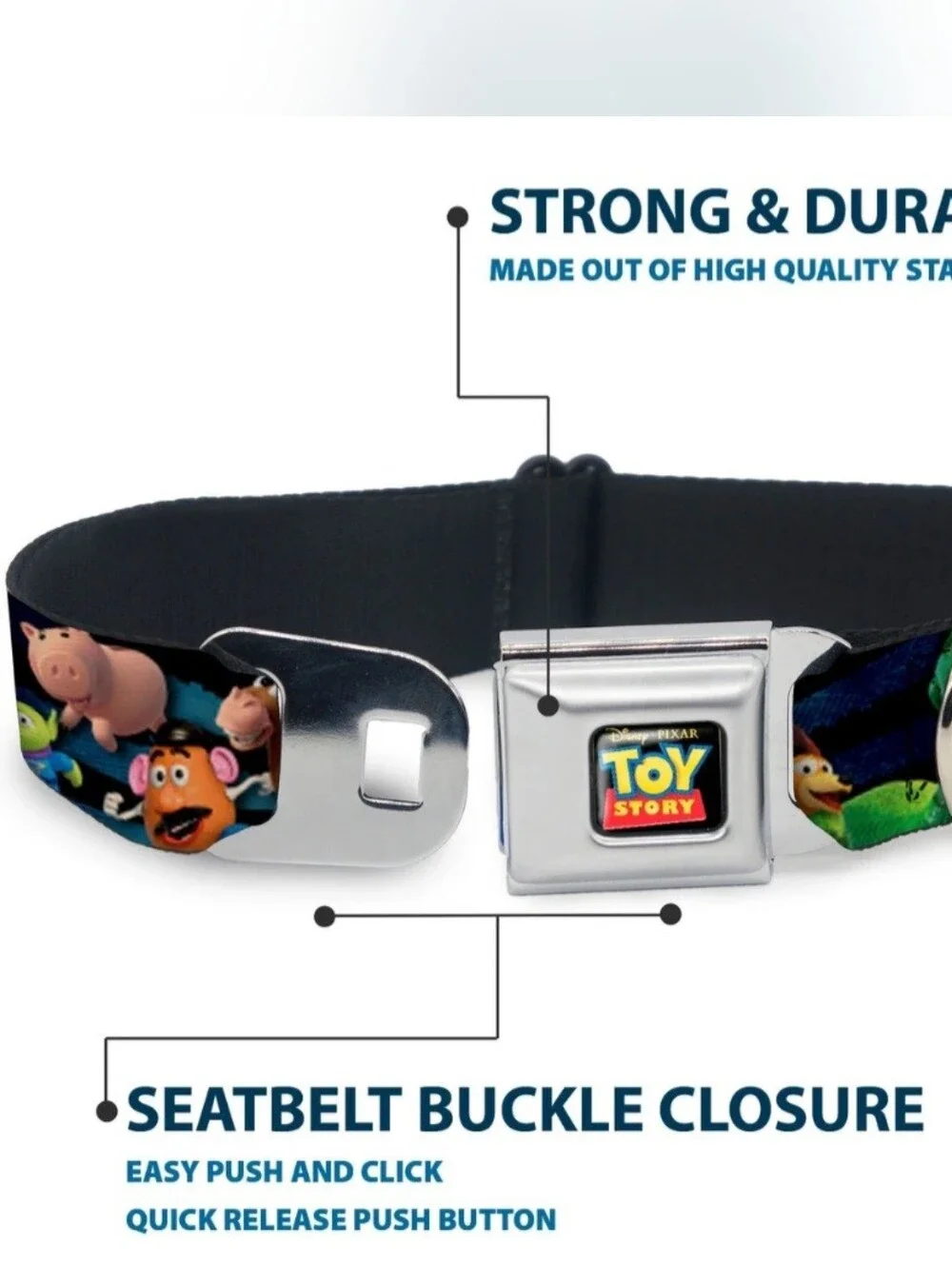 Buckle Down Disney Toy Story Collar And Leash Bundle